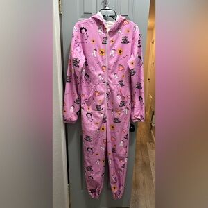 SOLD harry styles medium pink onesie pajamas